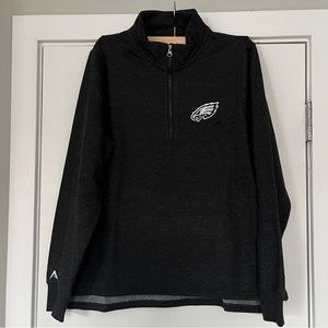 💚🦅 Philly Eagles Grey Antigua Quarter Zip